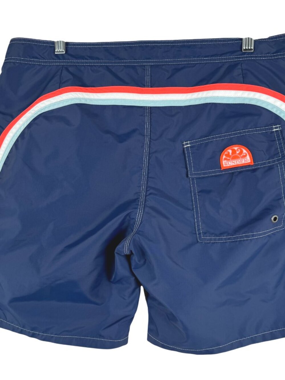 Sundek Swim Trunks Shorts Mens Size 34 Blue Mesh Lined Surf Beach SS-2380